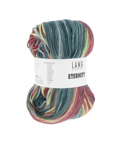 Pelote de coton ETERNITY - 100 gr - Lang Yarns 01 Multicolore