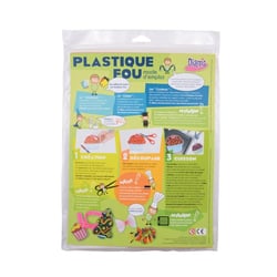 Plastique Fou - Plastique Fou Assortiment de couleurs 30 feuilles