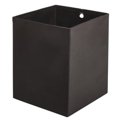Utensilo en métal, noir, 8x8x10cm