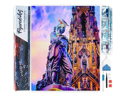 Diamond Painting Broderie Diamant Figured’Art 40x50cm toile entière roulée avec diamants carrés - Statue Edinburgh