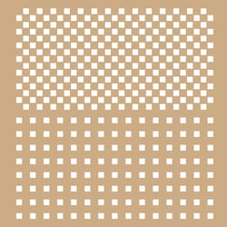 2 pochoirs kraft fleurs 20x20cm - Artemio