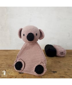 Kit Crochet Ecologique Shemar le Koala - Amigurumi Hardicraft Marron