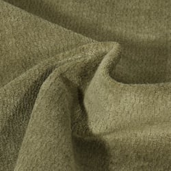 Tissu Jacquard d'ameublement Ultraclean uni Vert kaki