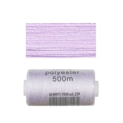 Lot de 2 bobines 500m fil polyester (Lavande 579-239)