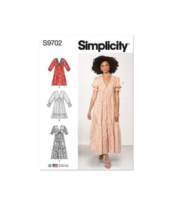 Patron Simplicity 9702 - Robe taille n°FR 46-54