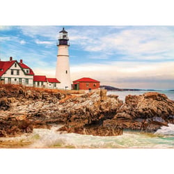 Puzzle le phare sur le rocher 1500 pieces - collection mer - educa - 17978