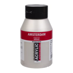 Peinture acrylique 1000ml - Amsterdam Standard Series - Argent 800 - Semi-opaque