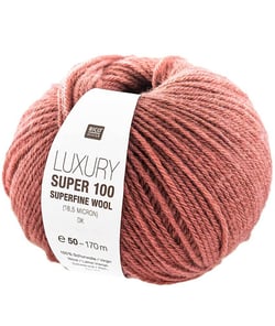 Pelote de laine Luxury Super 100 superfine wool dk - Rico Design 08 Rouge
