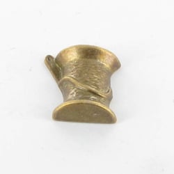 MégaCréa - Breloque en métal Bobine de fil Bronze (lot de 10)