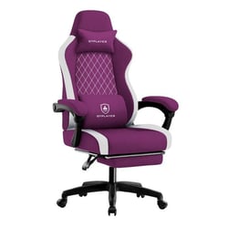 Chaise gaming ergonomique GTPLAYER - Tissu respirant - Violet - 47P 57l 130H cm