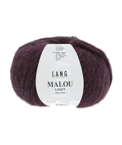Pelote d'Alpaga et laine MALOU LIGHT - LANG YARNS 80 Rouge