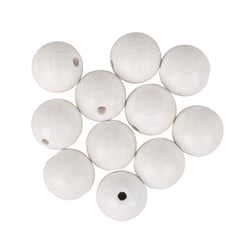 Boules bois percées mat ø20mm