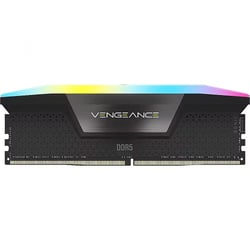 Mémoire PC CORSAIR VENGEANCE RGB DDR5 - Aluminium - Noir - 8 Go