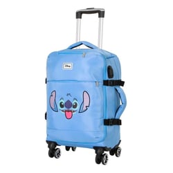 Lilo & Stitch - Valise Stitch Face Blue 55 cm
