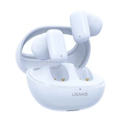 Usams Écouteurs TWS Bluetooth 5.3 avec Commandes Tactiles et Boîtier de Charge Bleu clair