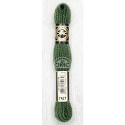 Fil de laine - DMC - Laine Colbert - 100% laine - Vert mousse de chêne - 7427 - Canevas