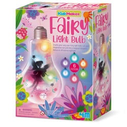 4M KidzMaker: AMPOULE LUMINEUSE DE FÉE, instructions détaillées incluses,  fonctionne sur piles 2x1.5V AA (excl.),boîte 18x25x9,5cm, 5+ - Version Anglaise