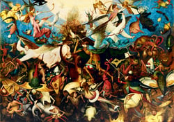 Puzzle 1000 pièces - Pieter Bruegel the Elder - The Fall of the Rebel Angels, 1562 - Bluebird Puzzle