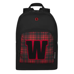 Sac à dos scolaire Wenger - BTS 2021 Crango - Compartiment ordinateur portable 16' - Multipoches - Bretelles confortables - Noir