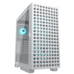 Boitier PC Gaming - Cougar Gaming - AIRFACE ECO RGBWH - Blanc - Mesh Haute Ventilation - RGB - Cartes Graphiques Longues