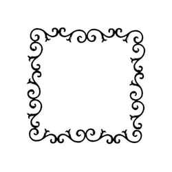 Pochoir - Motif Oriental - Repositionnable - 35 x 31 cm - Peinture - Décoration