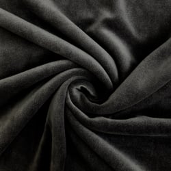 Tissu Jersey Velours tout doux Noir