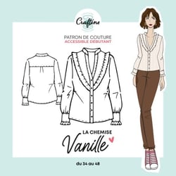 Patron Craftine Chemise Vanille - Format Papier