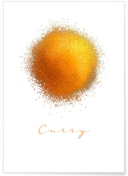Affiche Curry | A3 : 29,7x42cm