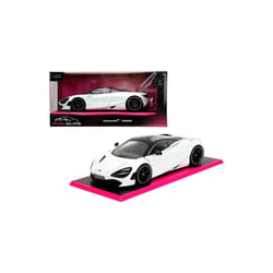 JADA 35294 MINIATURE MCLAREN 720S WHITE PINK SLIPS 1/24