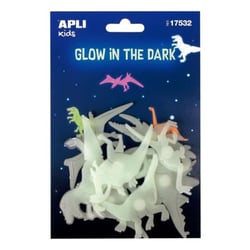 Stickers dinosaures luminescents.9.u.