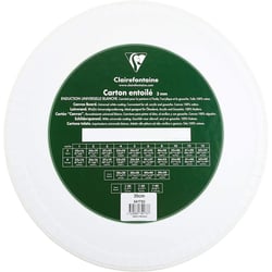 Carton Entoilé - 100% Coton - Diamètre 30 Cm - Clairefontaine