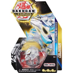 Bakugan legends : colossus avec carte - boule transparente - platinum séries - saison 4 - spin master 20140218