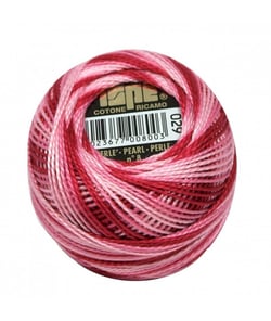 Coton perlé ISPE N°8 - 10GR - Distrifil 029 Fuschia