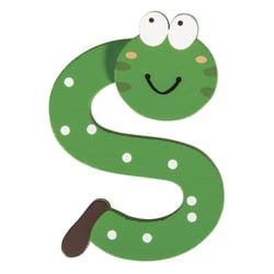 Lettre en bois - enfants FSC Mix Credit, 3,6x5,4cm, S