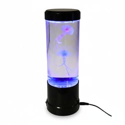Lampe Aquarium Méduse LED – 2 Méduses Colorées, Changement Automatique, Double Alimentation,
