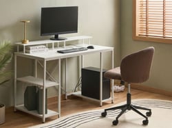 Bureau MDF Blanc CADDO - Beliani
