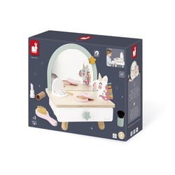 Licorne – Coiffeuse de table - Janod - Rouge