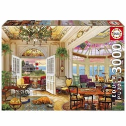 Puzzle 2D 3000 pièces - La vie sur la côte - Educa-Borras