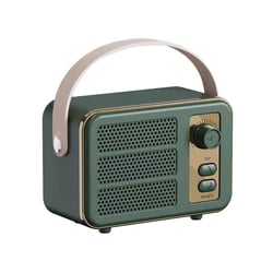 Mini Enceinte Bluetooth Verte Portable Son Stéréo HIFI Micro Intégré Réglage Volume YONIS