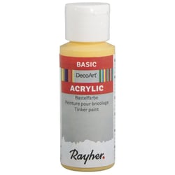 Peinture Acrylic, flacon 59 ml, jaune d`or