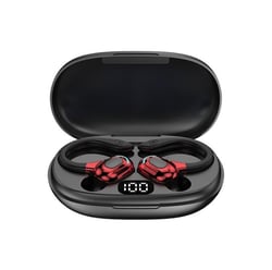 Ecouteurs Bluetooth Sans Fil Avec Boîtier De Charge Et Confort Optimal Rouge YONIS