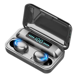 Ecouteurs Bluetooth Sans Fil Avec Réduction De Bruit Et Affichage Numérique Noir YONIS