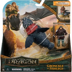 Dragons how to train your : gronk et varek - dragon et son dresseur - dragons dream works - spin master - 20153610
