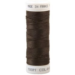 Fil à coudre polyester 100m made in France - brou de noix 445