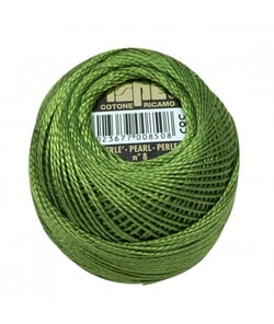 Coton perlé ISPE N°8 - 10GR - Distrifil 385 Vert cactus