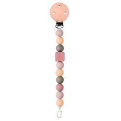 Attache tétine silicone pêche - Nattou