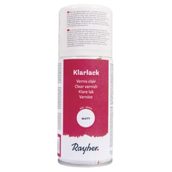 Vernis transparent, mat, boîte 150 ml