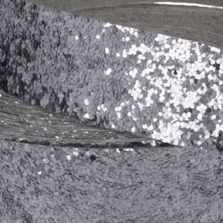 Galon glitter Film 20m gris brillant