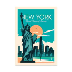 Affiche 30x40 cm - New York - Studio Inception