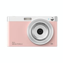 Appareil Photo Numérique 50MP 4K Vidéo Vlog Autofocus Zoom 16x Rose Rose YONIS